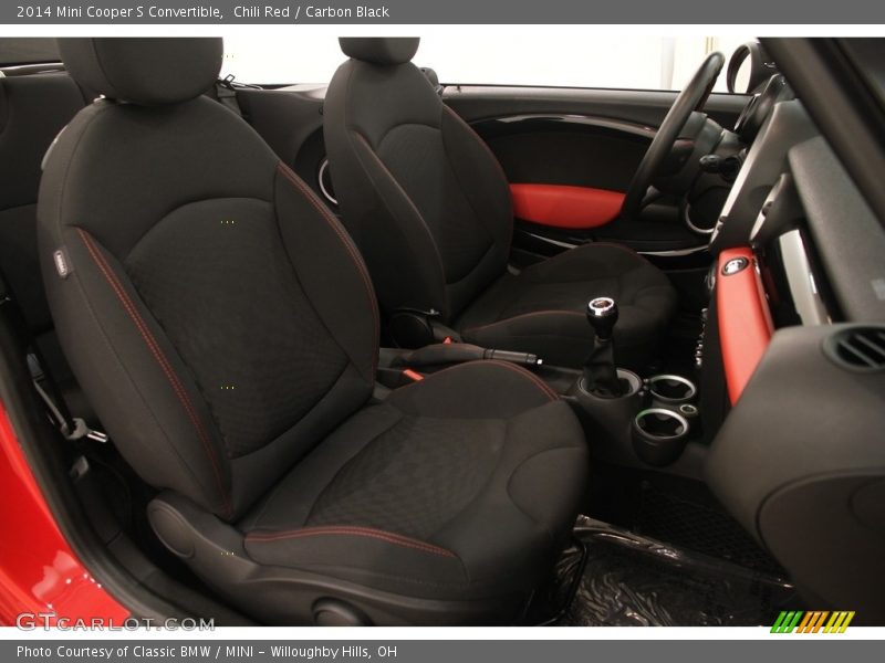 Chili Red / Carbon Black 2014 Mini Cooper S Convertible