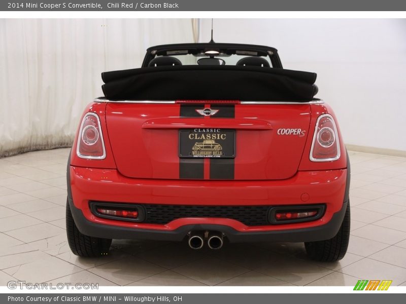 Chili Red / Carbon Black 2014 Mini Cooper S Convertible