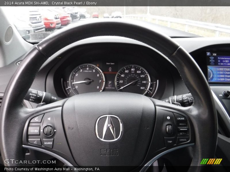 Crystal Black Pearl / Ebony 2014 Acura MDX SH-AWD