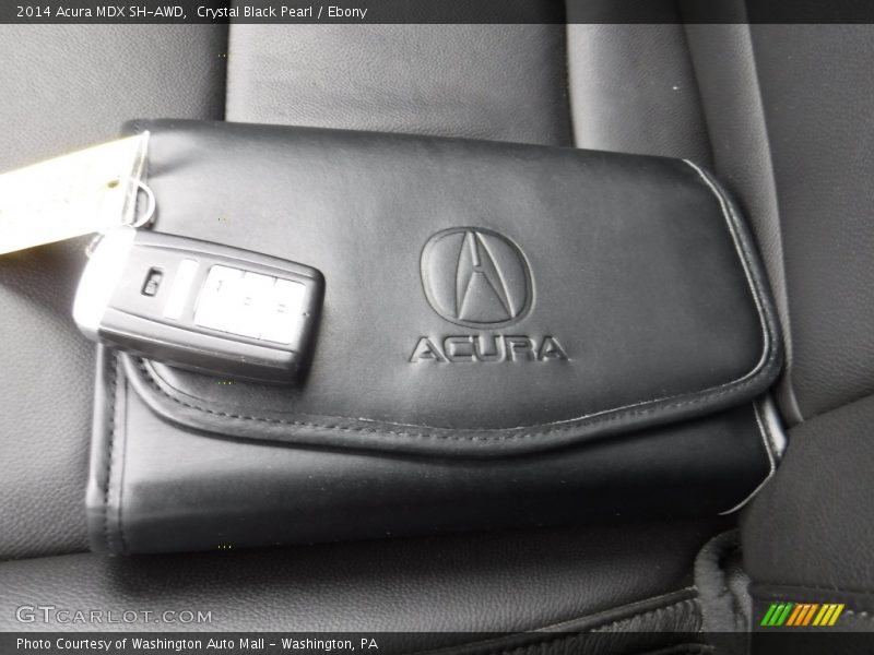 Crystal Black Pearl / Ebony 2014 Acura MDX SH-AWD