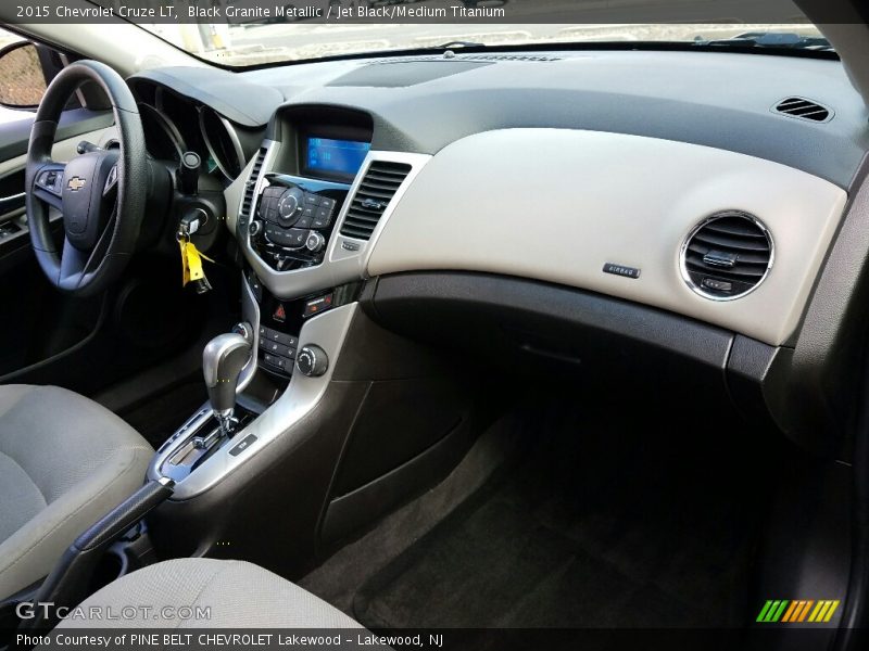 Black Granite Metallic / Jet Black/Medium Titanium 2015 Chevrolet Cruze LT