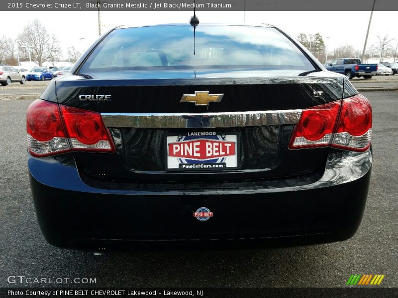 Black Granite Metallic / Jet Black/Medium Titanium 2015 Chevrolet Cruze LT