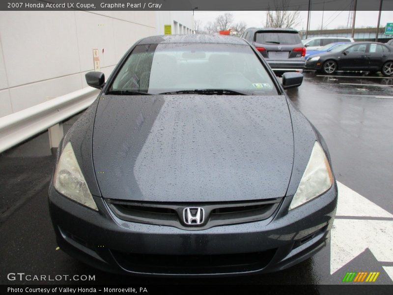 Graphite Pearl / Gray 2007 Honda Accord LX Coupe