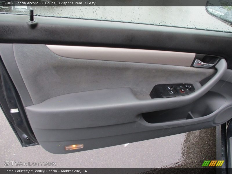 Graphite Pearl / Gray 2007 Honda Accord LX Coupe