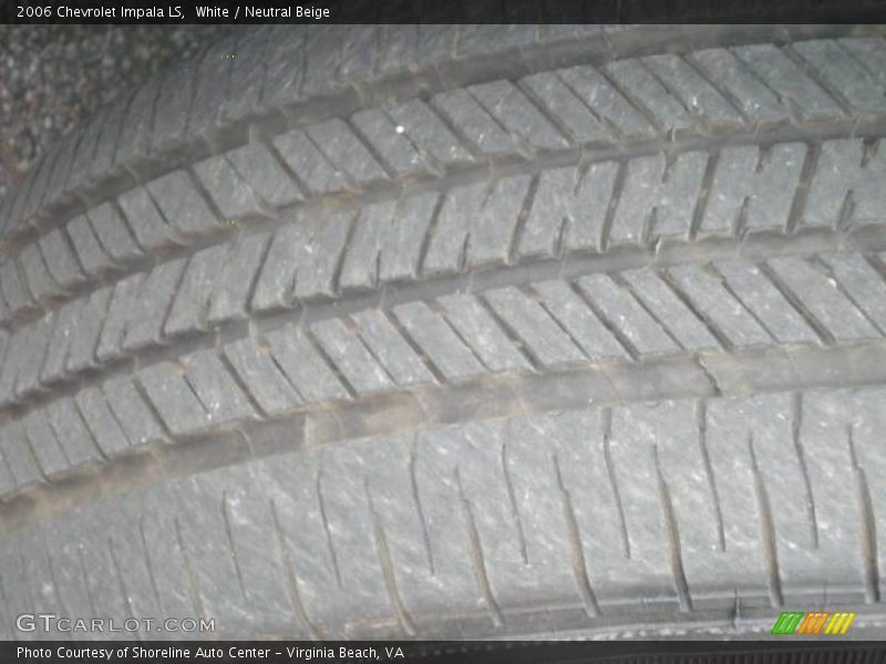 White / Neutral Beige 2006 Chevrolet Impala LS