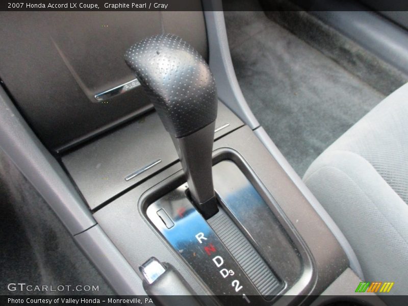 Graphite Pearl / Gray 2007 Honda Accord LX Coupe
