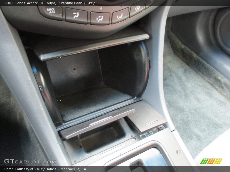 Graphite Pearl / Gray 2007 Honda Accord LX Coupe