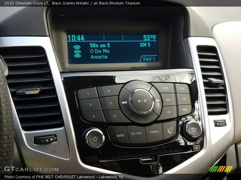 Black Granite Metallic / Jet Black/Medium Titanium 2015 Chevrolet Cruze LT