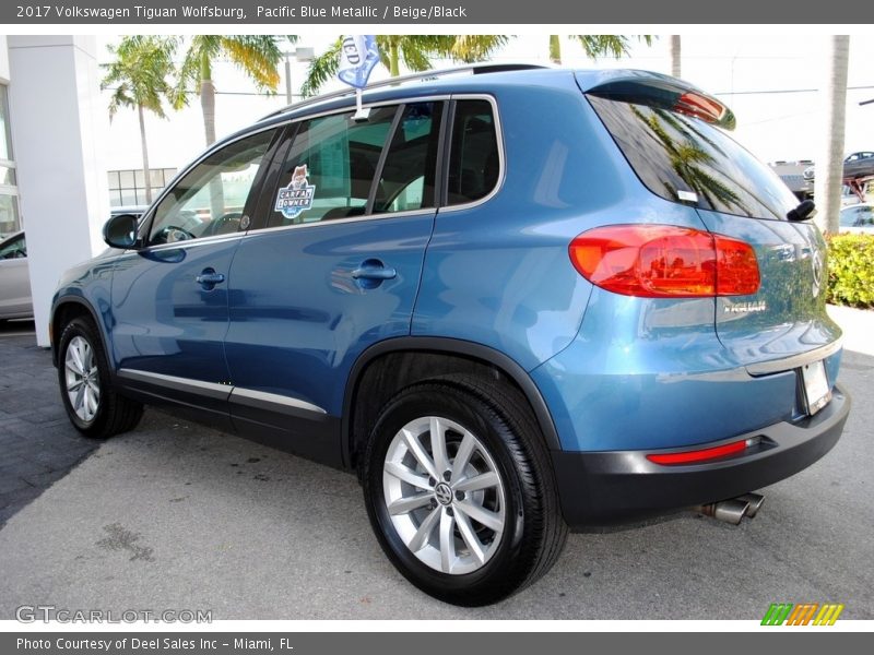 Pacific Blue Metallic / Beige/Black 2017 Volkswagen Tiguan Wolfsburg