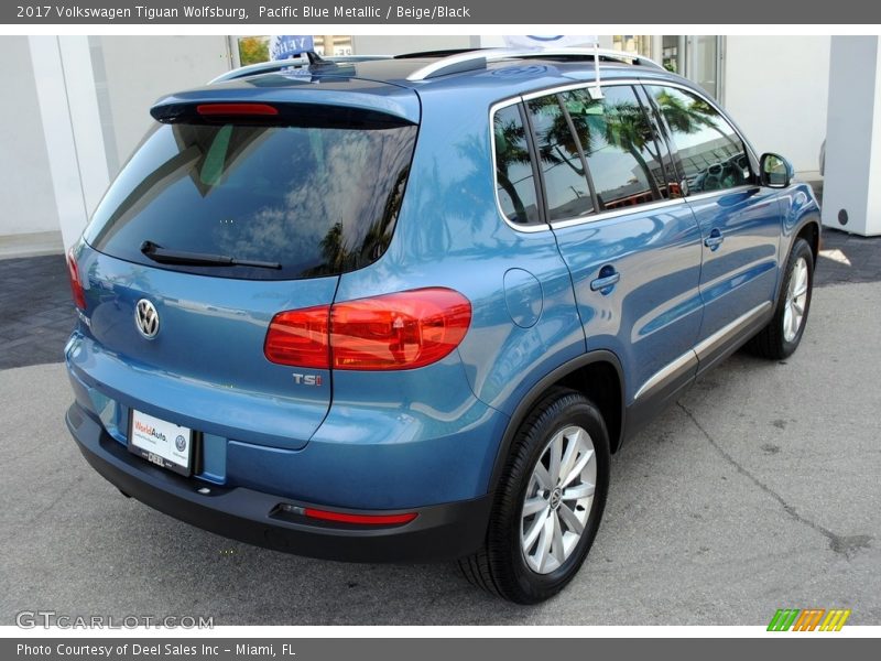Pacific Blue Metallic / Beige/Black 2017 Volkswagen Tiguan Wolfsburg