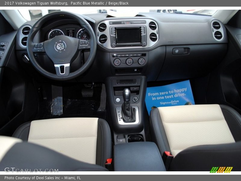  2017 Tiguan Wolfsburg Beige/Black Interior