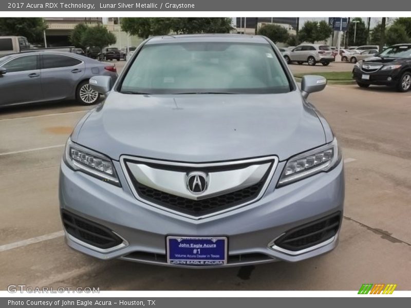 Lunar Silver Metallic / Graystone 2017 Acura RDX Technology