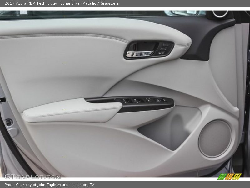 Lunar Silver Metallic / Graystone 2017 Acura RDX Technology