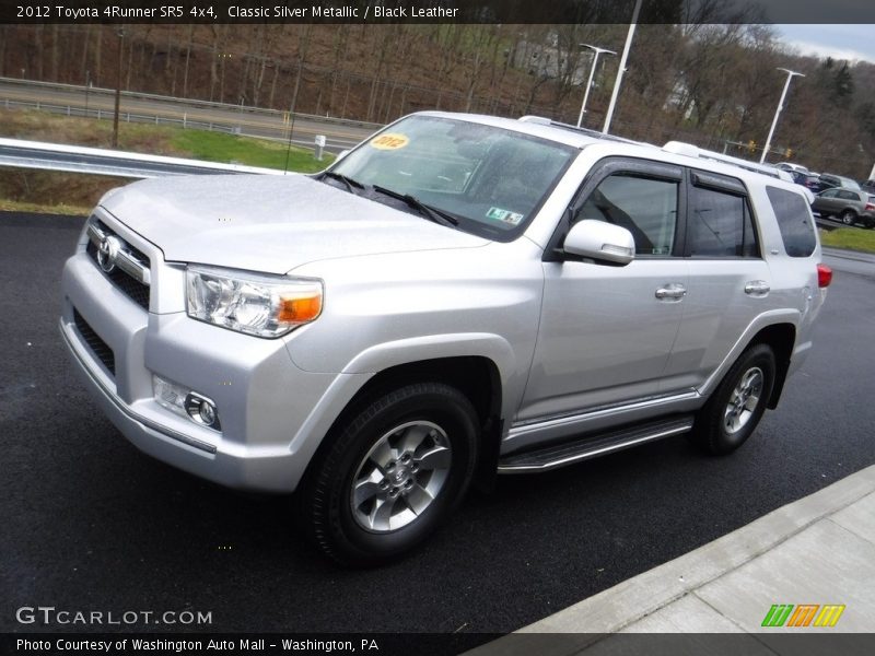 Classic Silver Metallic / Black Leather 2012 Toyota 4Runner SR5 4x4