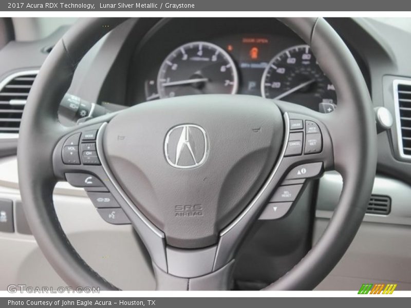 Lunar Silver Metallic / Graystone 2017 Acura RDX Technology