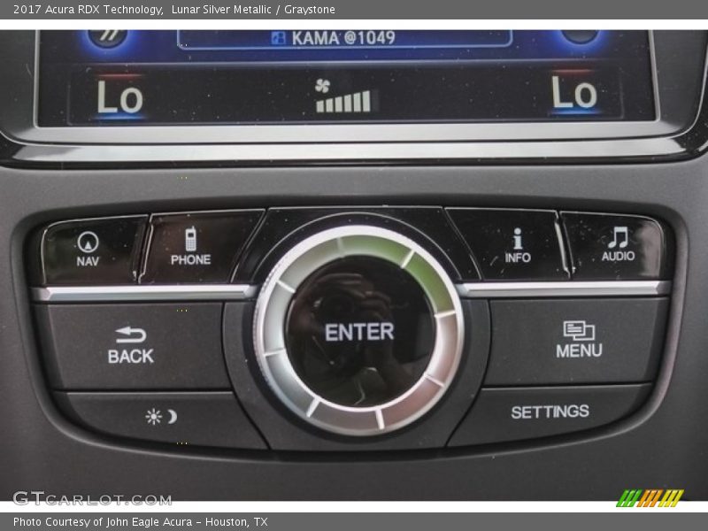 Lunar Silver Metallic / Graystone 2017 Acura RDX Technology
