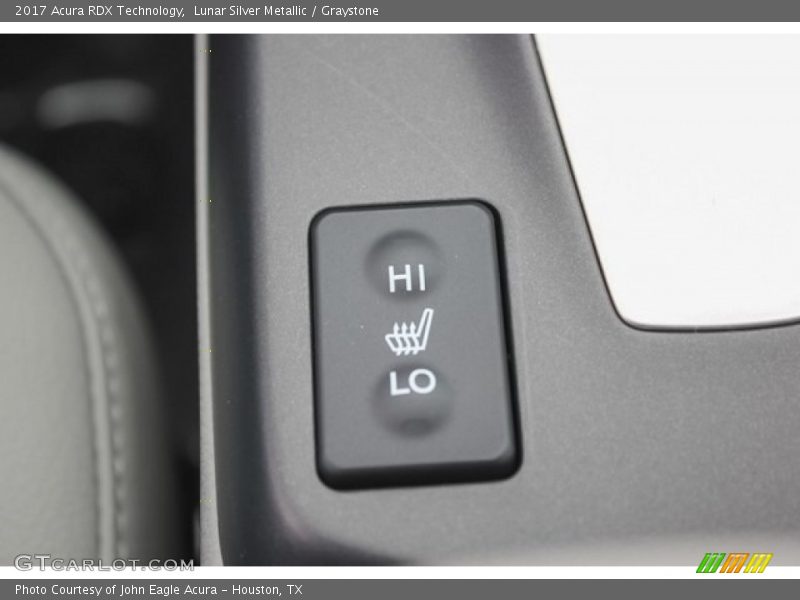 Lunar Silver Metallic / Graystone 2017 Acura RDX Technology