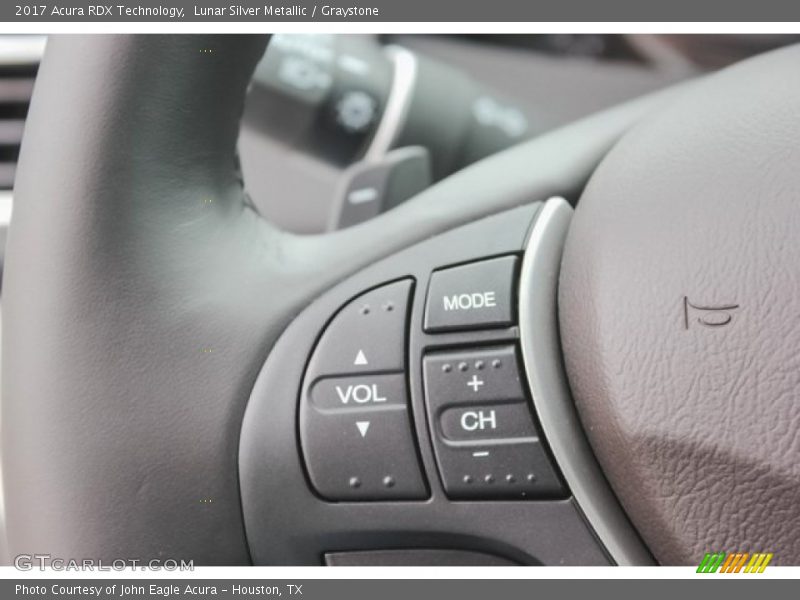 Lunar Silver Metallic / Graystone 2017 Acura RDX Technology