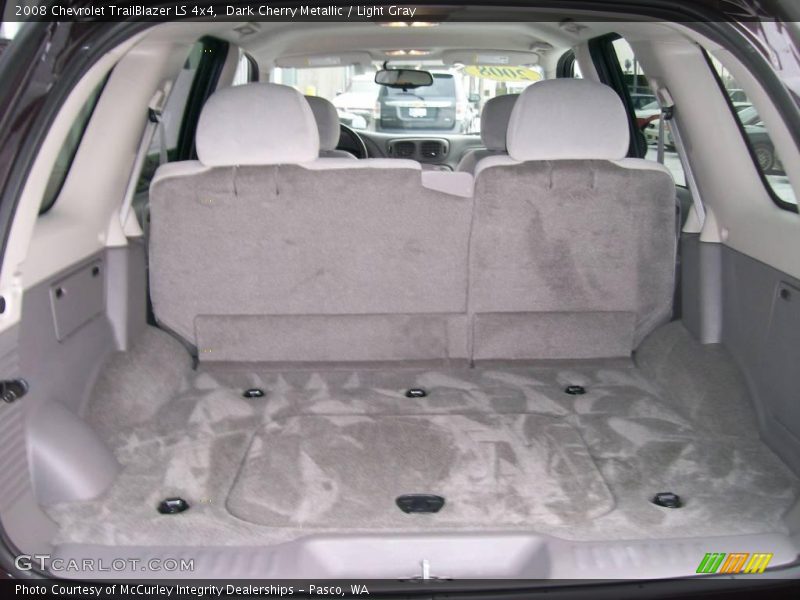 Dark Cherry Metallic / Light Gray 2008 Chevrolet TrailBlazer LS 4x4