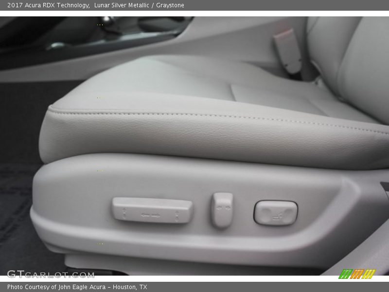 Lunar Silver Metallic / Graystone 2017 Acura RDX Technology