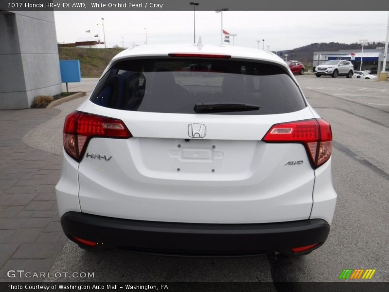 White Orchid Pearl / Gray 2017 Honda HR-V EX AWD