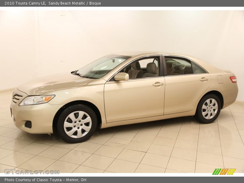 Sandy Beach Metallic / Bisque 2010 Toyota Camry LE