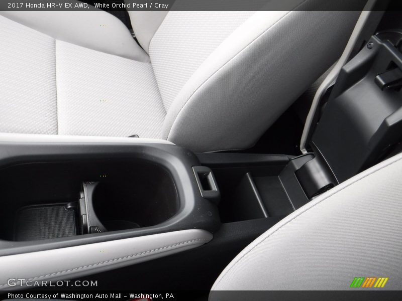 White Orchid Pearl / Gray 2017 Honda HR-V EX AWD