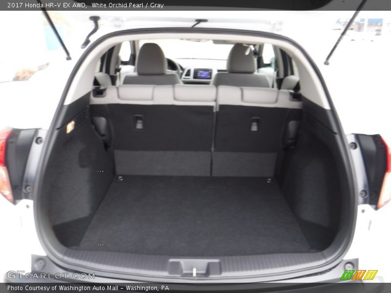 White Orchid Pearl / Gray 2017 Honda HR-V EX AWD