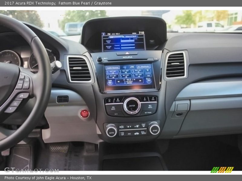 Fathom Blue Pearl / Graystone 2017 Acura RDX Technology