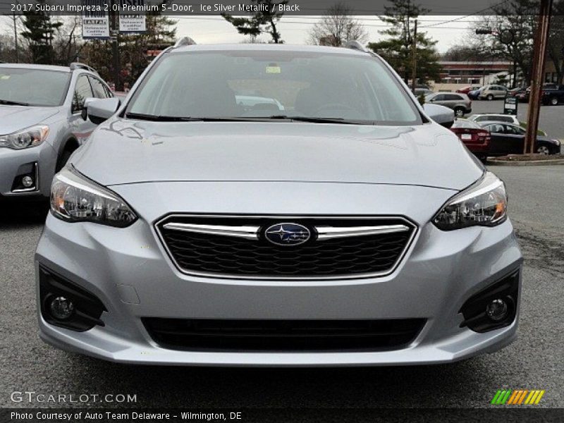Ice Silver Metallic / Black 2017 Subaru Impreza 2.0i Premium 5-Door