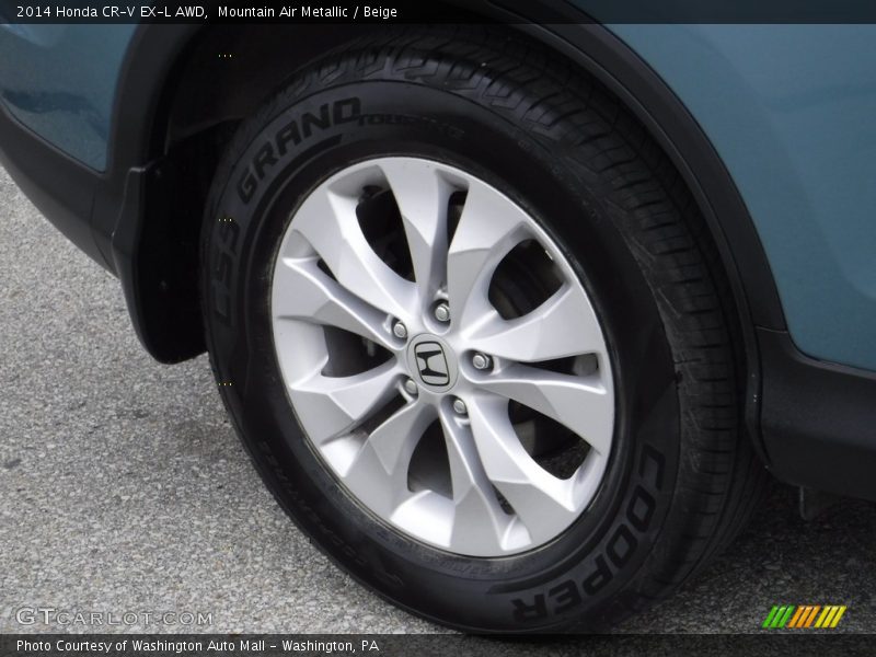 Mountain Air Metallic / Beige 2014 Honda CR-V EX-L AWD