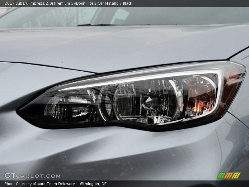 Ice Silver Metallic / Black 2017 Subaru Impreza 2.0i Premium 5-Door