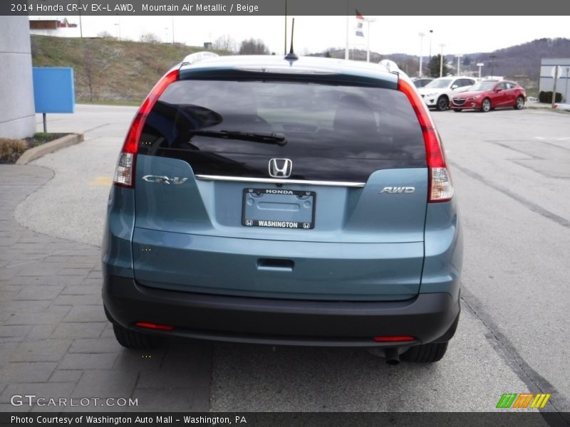 Mountain Air Metallic / Beige 2014 Honda CR-V EX-L AWD