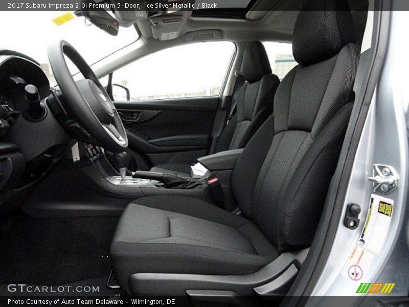 Ice Silver Metallic / Black 2017 Subaru Impreza 2.0i Premium 5-Door