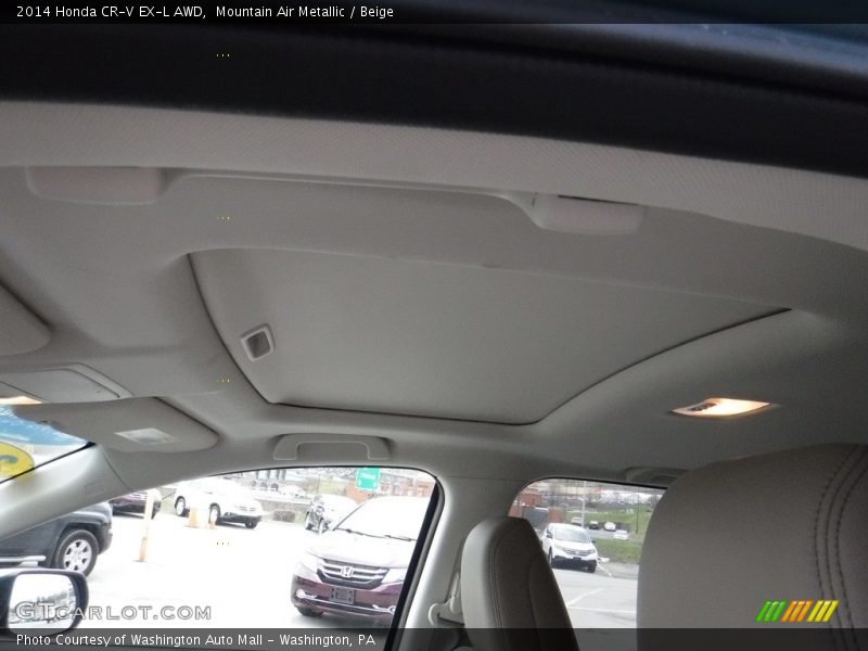 Mountain Air Metallic / Beige 2014 Honda CR-V EX-L AWD