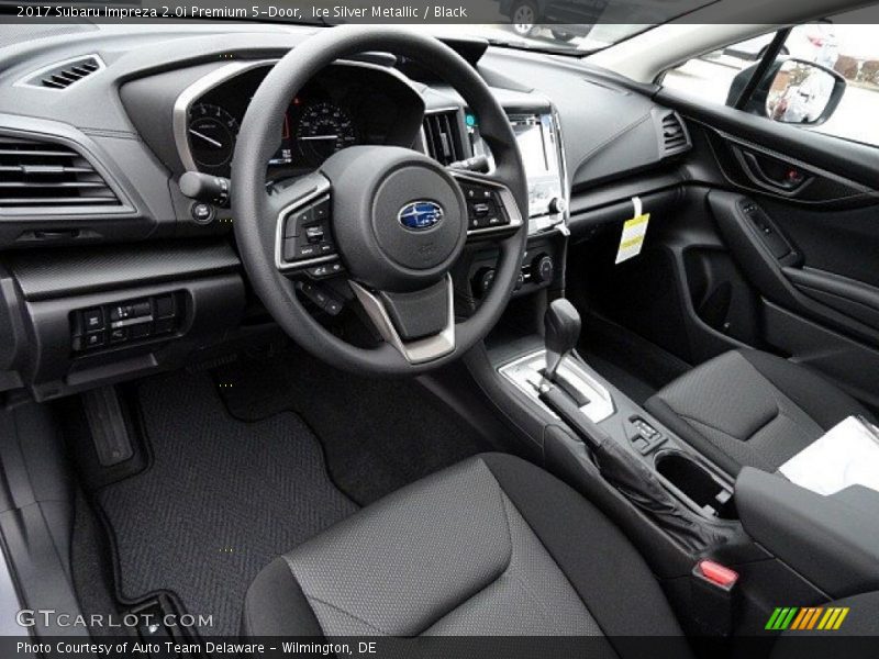 Ice Silver Metallic / Black 2017 Subaru Impreza 2.0i Premium 5-Door