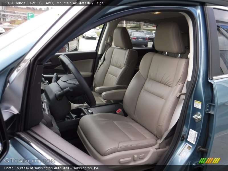 Mountain Air Metallic / Beige 2014 Honda CR-V EX-L AWD