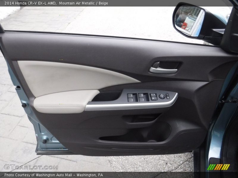 Mountain Air Metallic / Beige 2014 Honda CR-V EX-L AWD