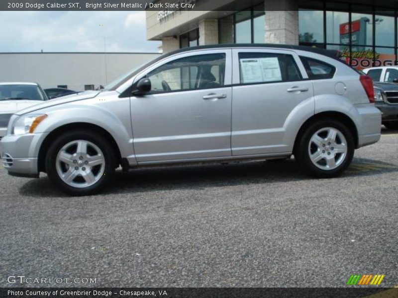 Bright Silver Metallic / Dark Slate Gray 2009 Dodge Caliber SXT