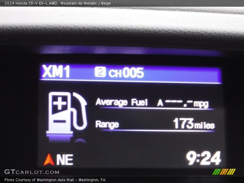 Mountain Air Metallic / Beige 2014 Honda CR-V EX-L AWD