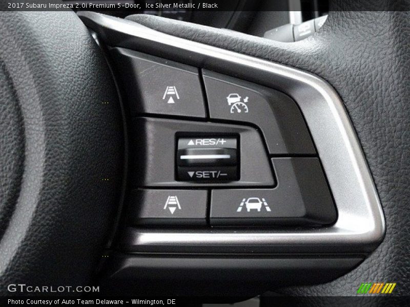 Ice Silver Metallic / Black 2017 Subaru Impreza 2.0i Premium 5-Door