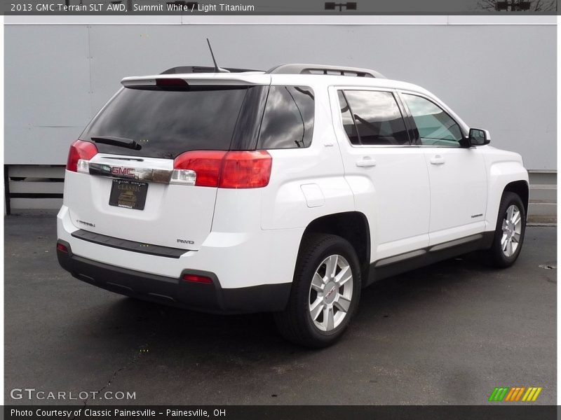 Summit White / Light Titanium 2013 GMC Terrain SLT AWD