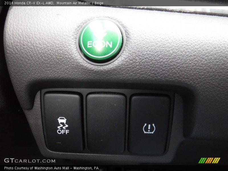 Mountain Air Metallic / Beige 2014 Honda CR-V EX-L AWD