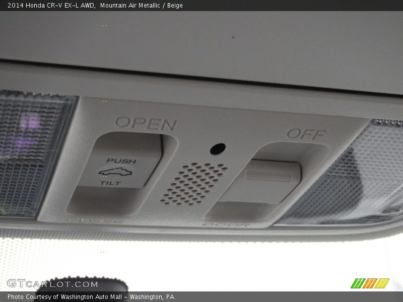 Mountain Air Metallic / Beige 2014 Honda CR-V EX-L AWD