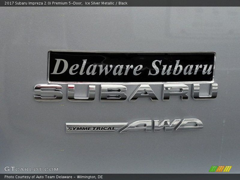 Ice Silver Metallic / Black 2017 Subaru Impreza 2.0i Premium 5-Door