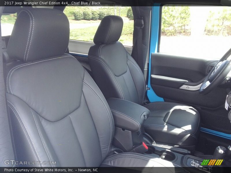 Front Seat of 2017 Wrangler Chief Edition 4x4