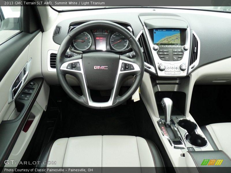 Summit White / Light Titanium 2013 GMC Terrain SLT AWD