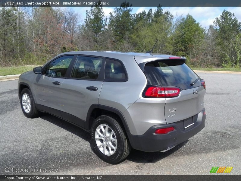 Billet Silver Metallic / Black 2017 Jeep Cherokee Sport 4x4