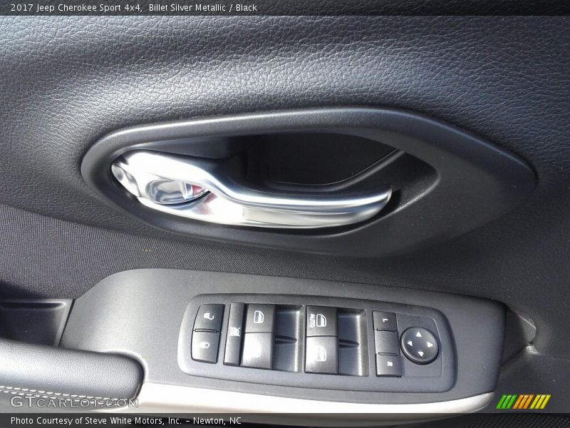 Billet Silver Metallic / Black 2017 Jeep Cherokee Sport 4x4
