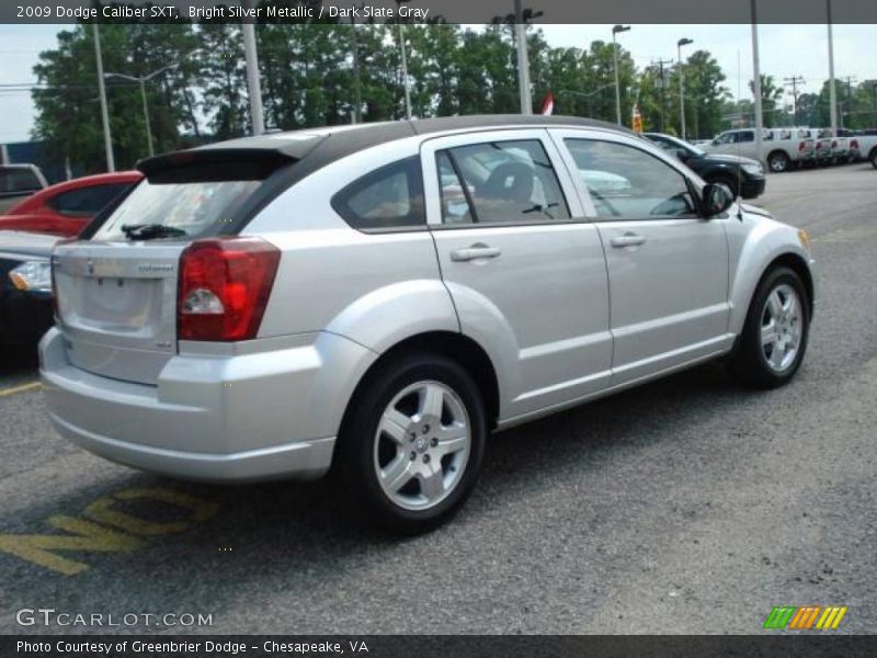 Bright Silver Metallic / Dark Slate Gray 2009 Dodge Caliber SXT